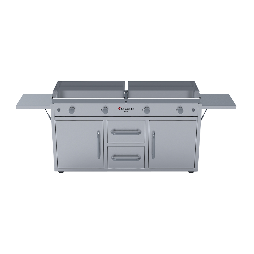 Le Griddle - Grand Texan Griddle - Four Burner Griddle - Gas - Freestanding - GFE160 CK