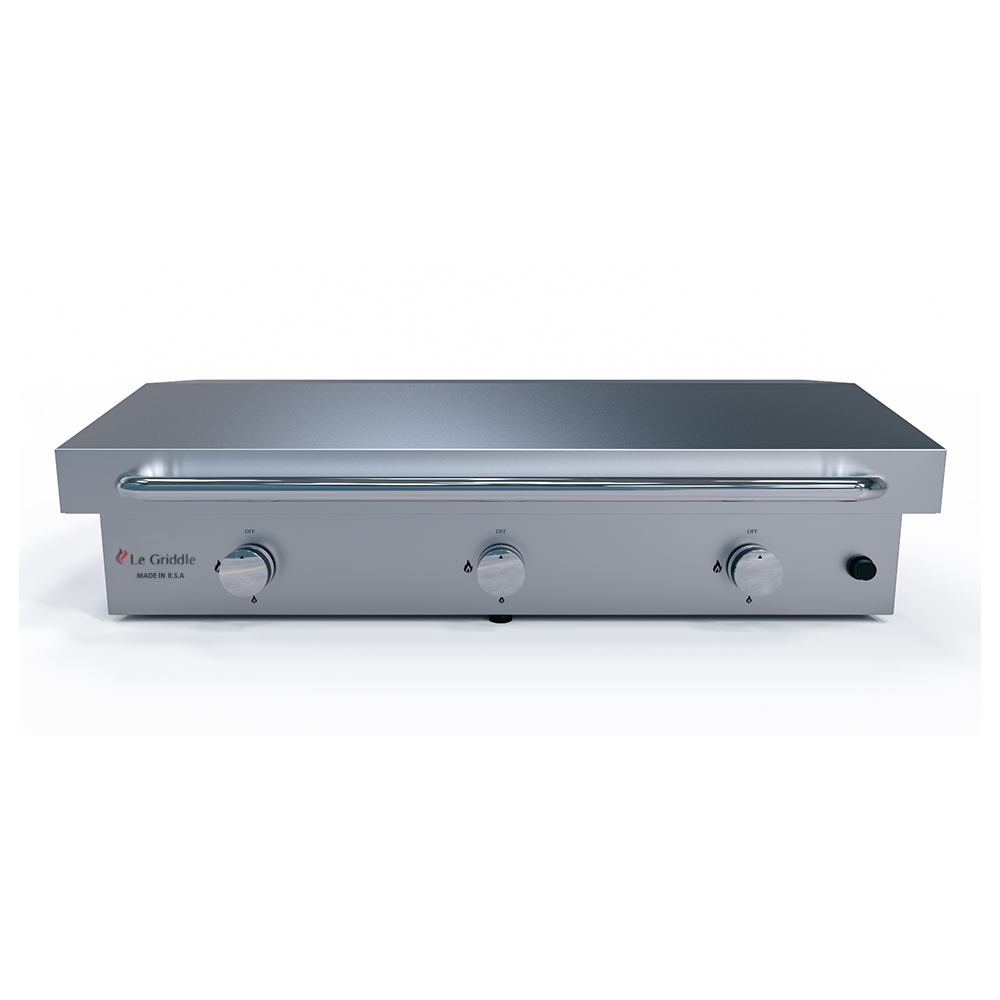 Le Griddle - Big Texan Griddle - Three Burner Griddle With Lid - Gas - GFE105 LK