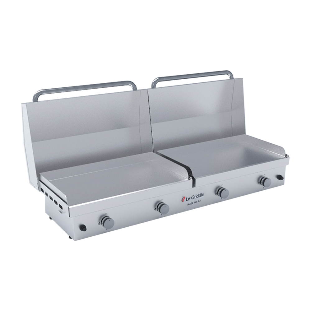Le Griddle - Grand Texan Griddle - Four Burner Griddle With Lid - Gas - GFE160 LK