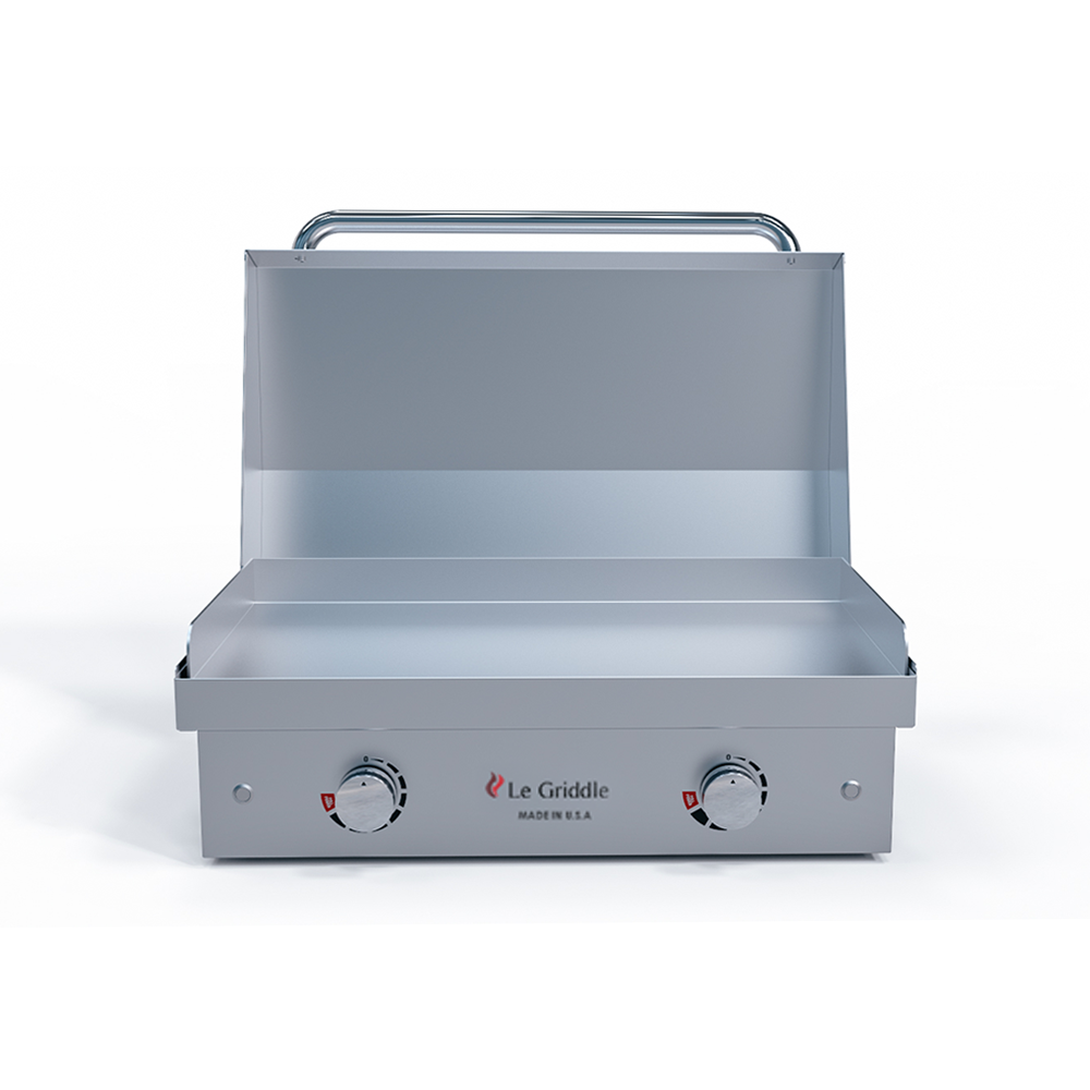 Le Griddle - Ranch Hand Griddle - Two Burner Griddle With Lid - Electric - GEE75 LK