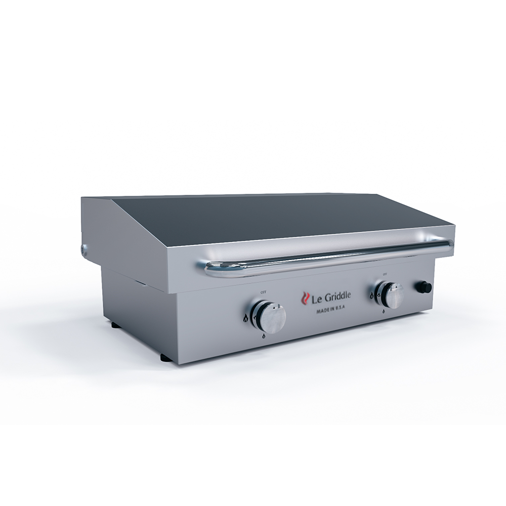 Le Griddle - Ranch Hand Griddle - Two Burner Griddle With Lid - Gas - GFE75 LK