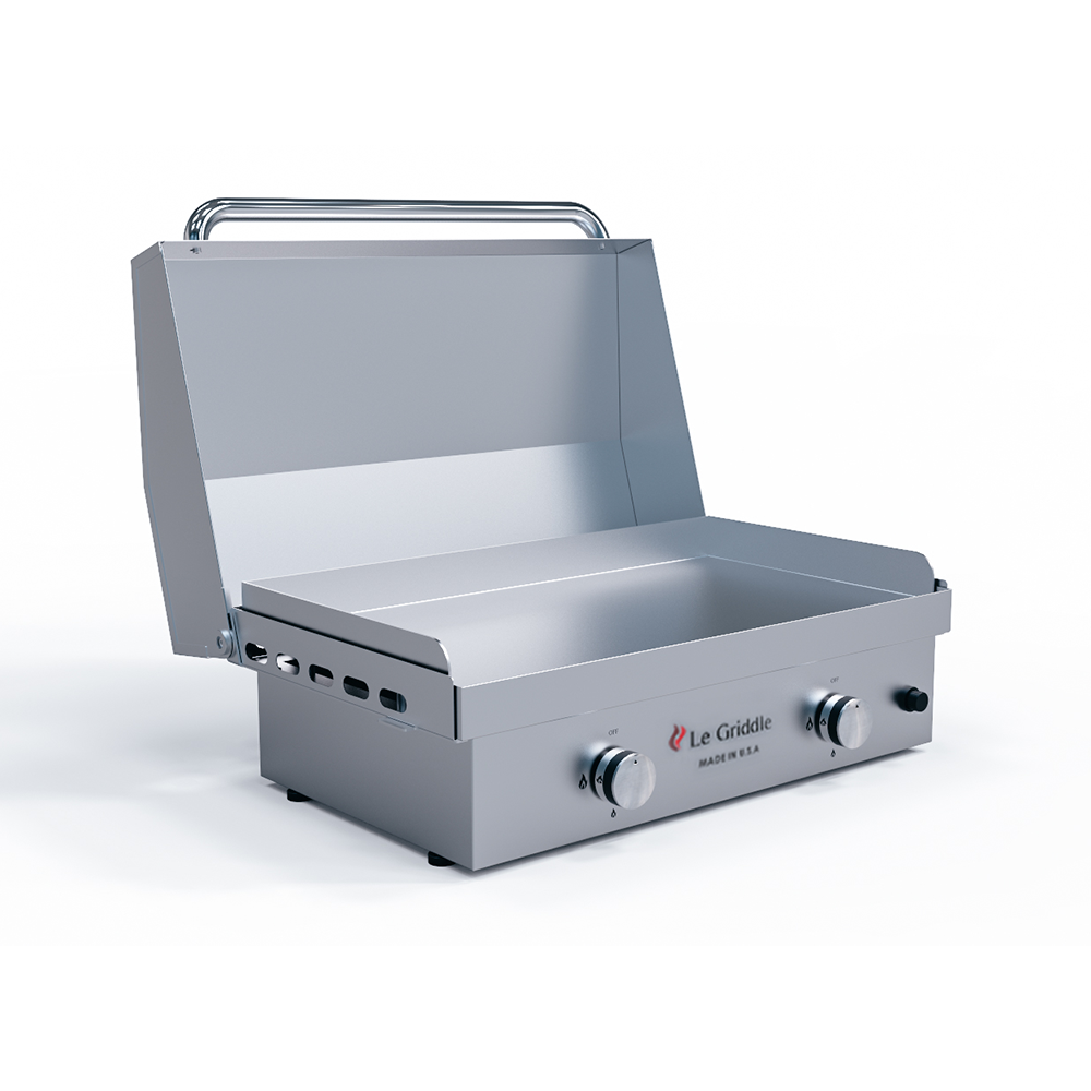 Le Griddle - Ranch Hand Griddle - Two Burner Griddle With Lid - Gas - GFE75 LK