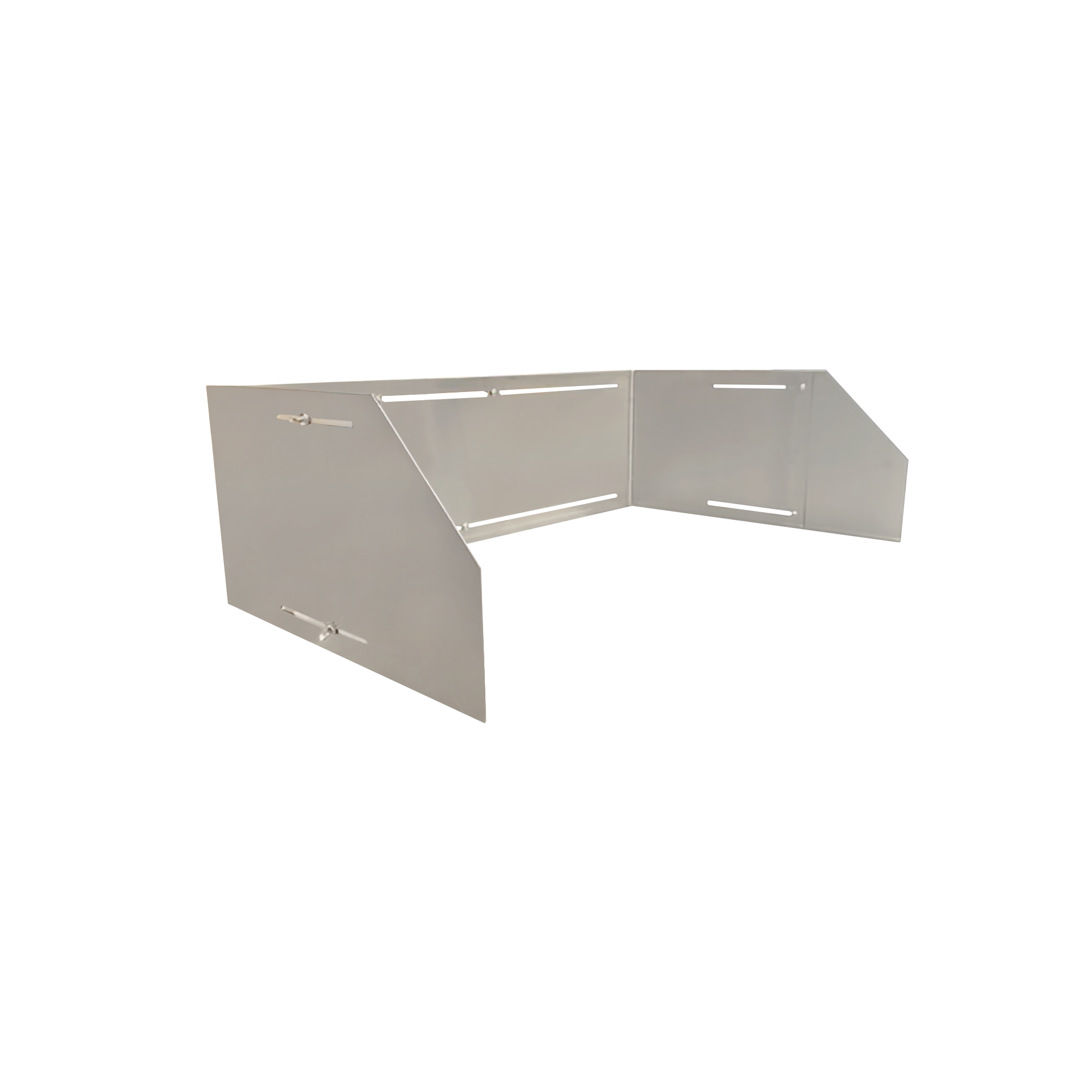 The stainless wind guard for the le griddle gas cooking appliances. This will help protect wind from blowing out your griddle flame, this picture is for the OML75 Pro & Commercial Series Griddles