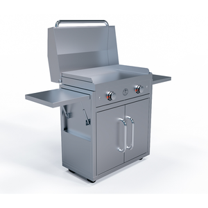 Le Griddle - Stainless Cart, Stainless Lid, & Electric Griddle