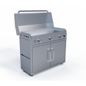 Le Griddle - GFE105 & Lid in Portable Cart - GFE105 4