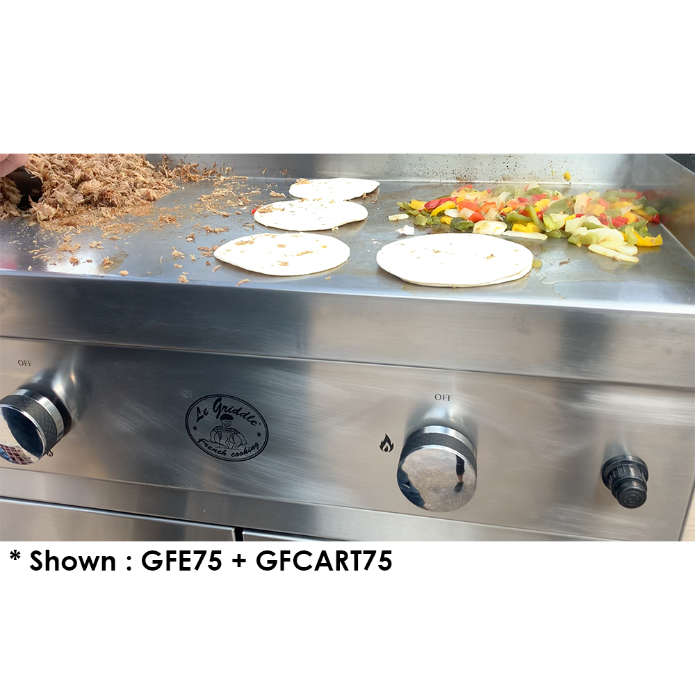 Griddle for Gas Grill, Flat Top Grill with Removable Grease Tray, 24 X 16  Stainless Steel Griddle, Stove Top Griddle for Gas/Charcoal Grill, Prefect